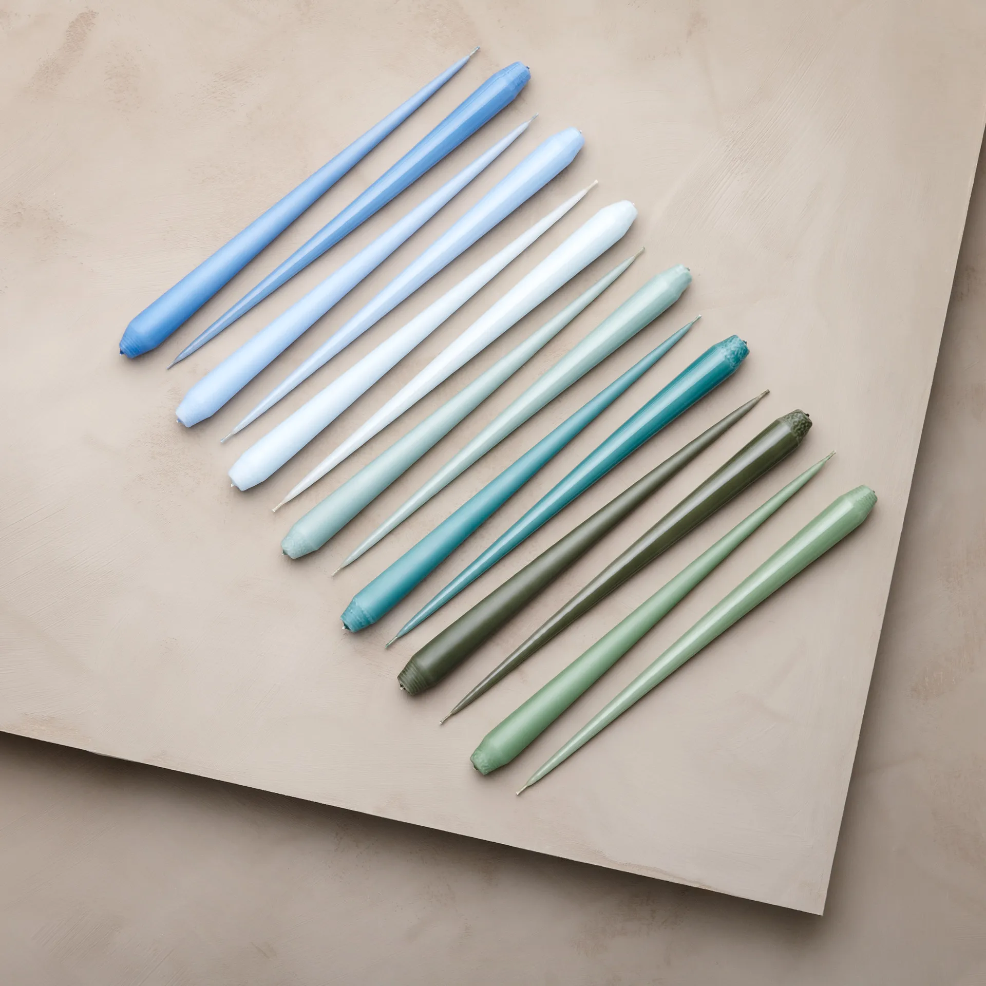 ester & erik lys 4-stk. lakket, green soil, 32 cm ester & erik