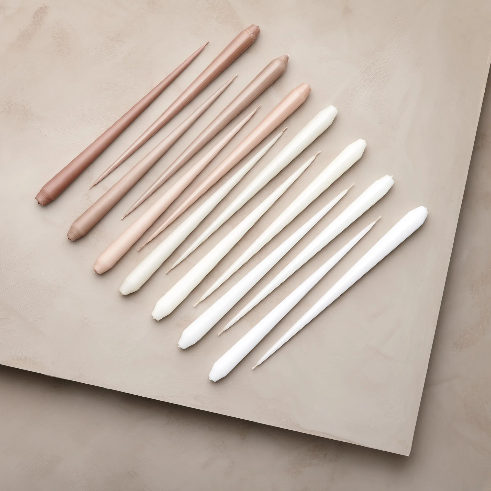 ester & erik lys 4-stk. matt, pure white, 32 cm ester & erik