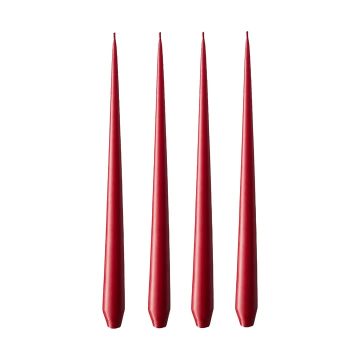 ester & erik lys 4-stk. matt - winter berry, 42 cm - Ester & erik