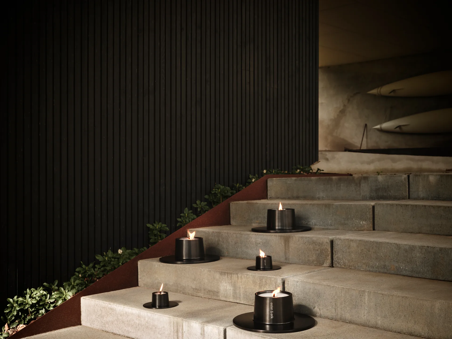 ester & erik utendørslukelykt small Ø16 cm, Black ester & erik