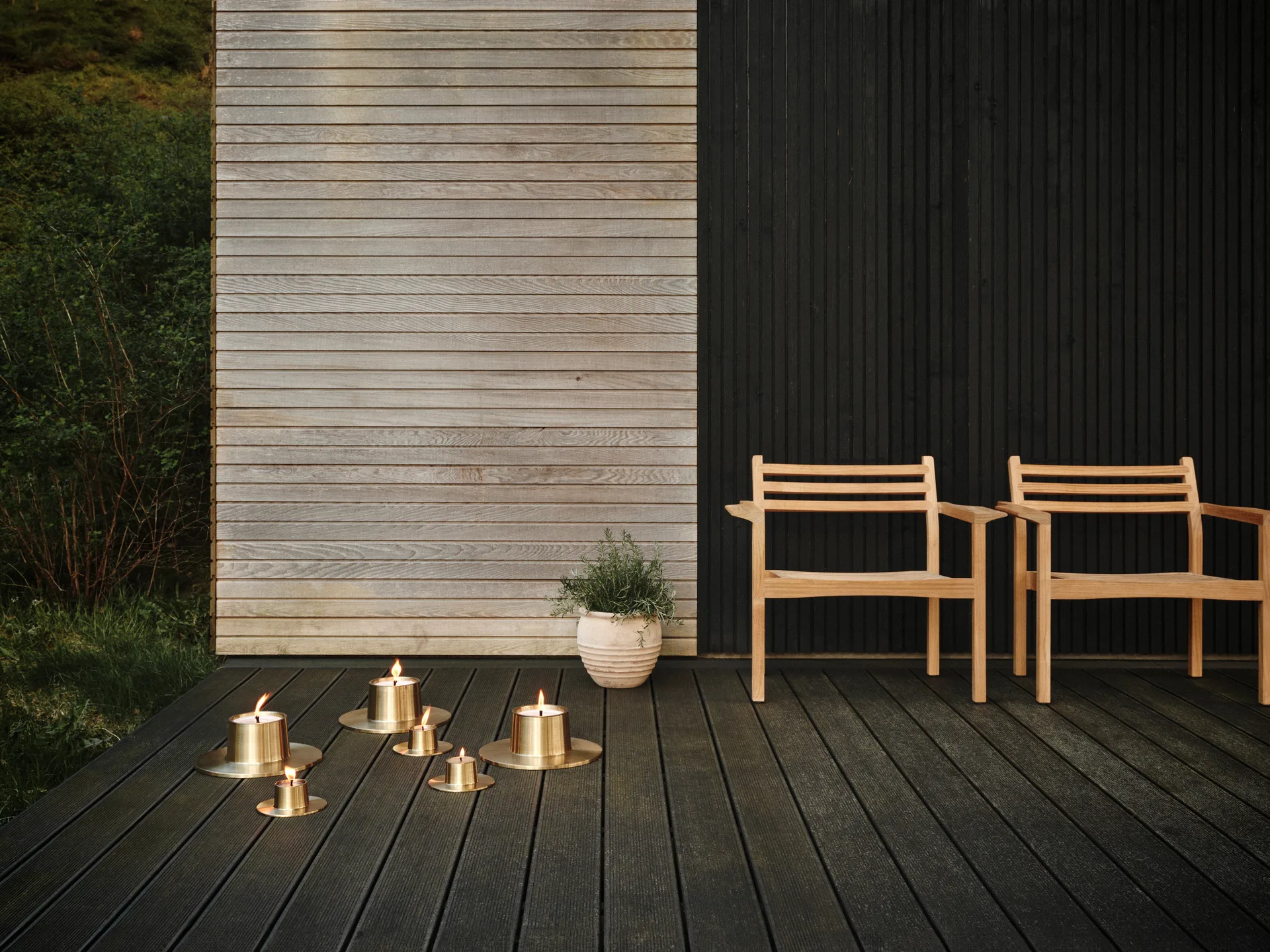 ester & erik utendørslukelykt small Ø16 cm, Gold ester & erik