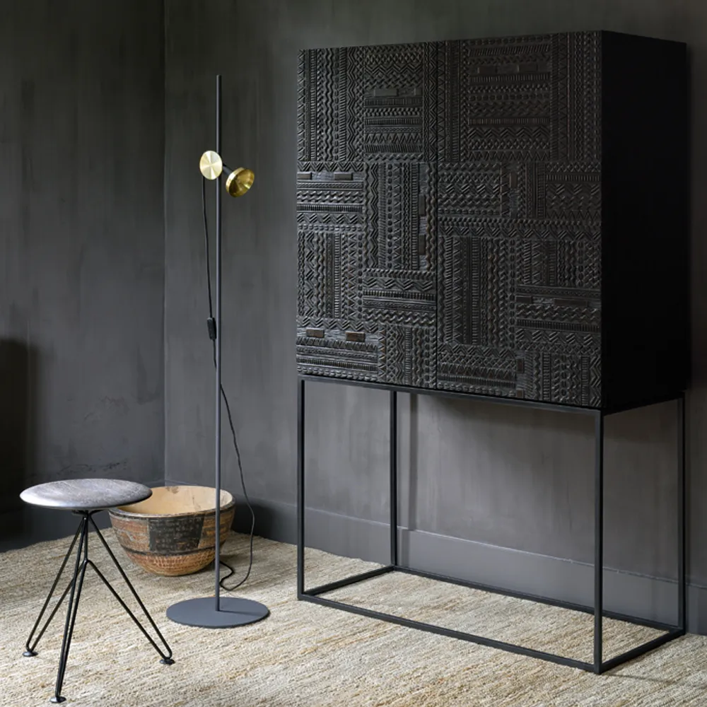 Ancestors Tabwa skap, Teak 2 dører, 2 skuffer 100 x 160 cm Ethnicraft