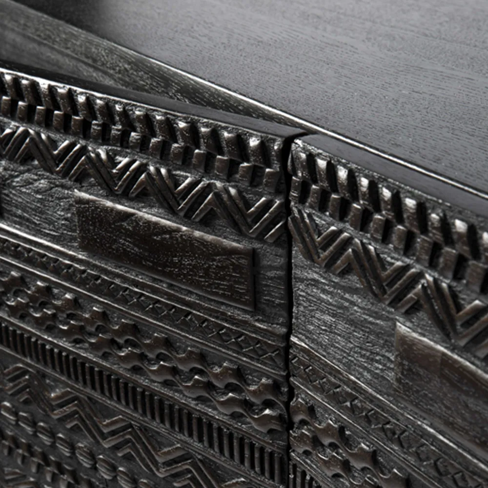 Ancestors Tabwa skap, Teak 2 dører, 2 skuffer 100 x 160 cm Ethnicraft