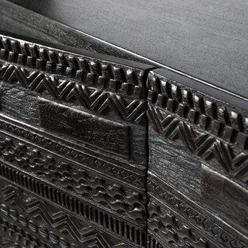 Ancestors Tabwa skap - Teak 2 dører, 2 skuffer 100 x 160 cm - Ethnicraft