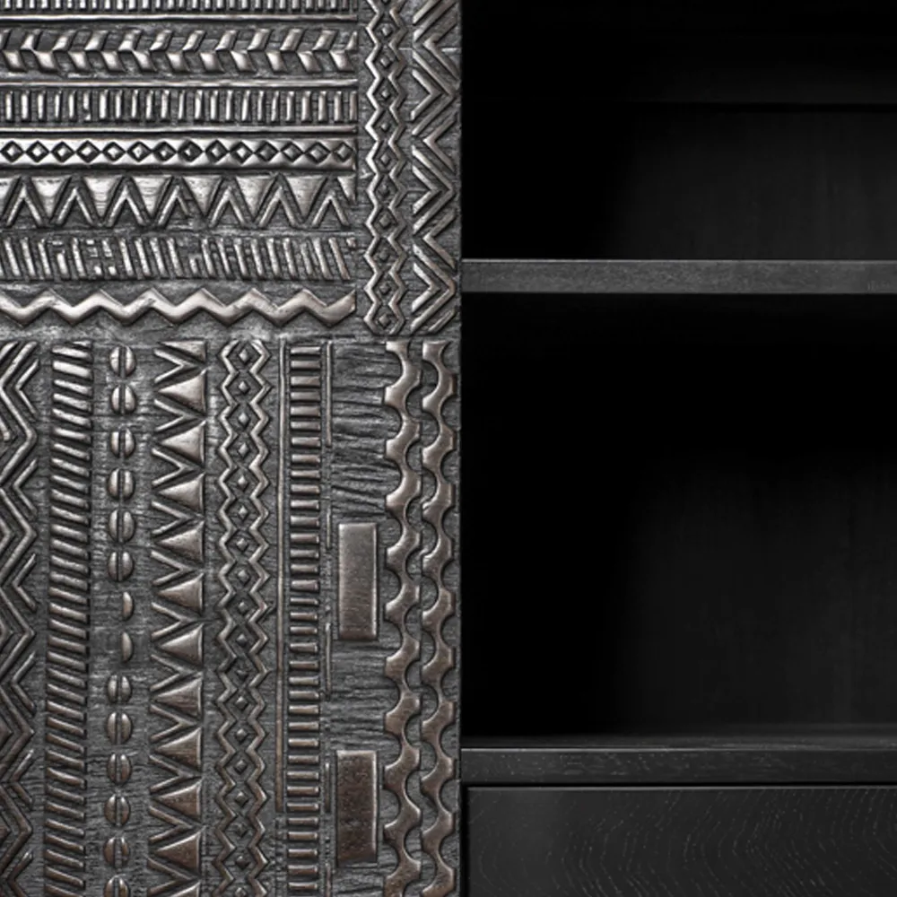 Ancestors Tabwa skap, Teak 2 dører, 2 skuffer 100 x 160 cm Ethnicraft