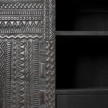 Ancestors Tabwa skap - Teak 2 dører, 2 skuffer 100 x 160 cm - Ethnicraft