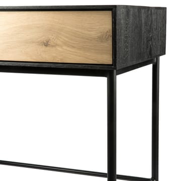 Blackbird skrivebord - Sort eik 2 skuffer-Sort stativ - Ethnicraft