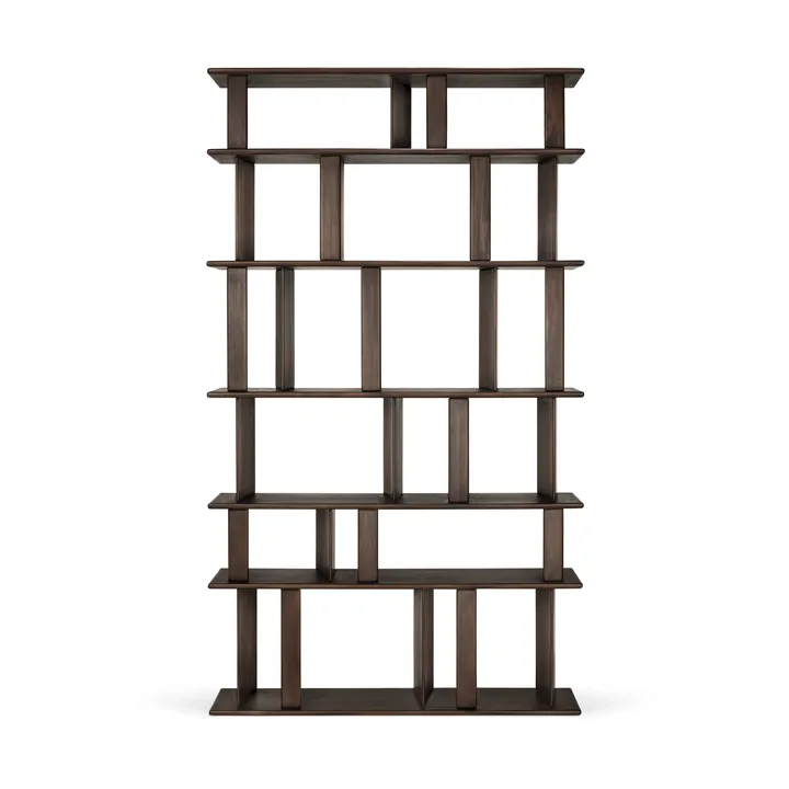 Block bokhylle - Espresso matte mahogany, 120x207 cm - Ethnicraft