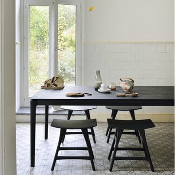 Bok spisebord 200 x 95 cm - Svartbeiset eik - Ethnicraft