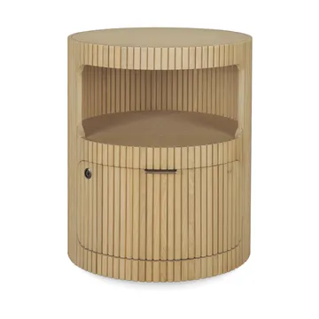 Boomerang kommode med nøkkellås - Eik, Ø45 cm - Ethnicraft