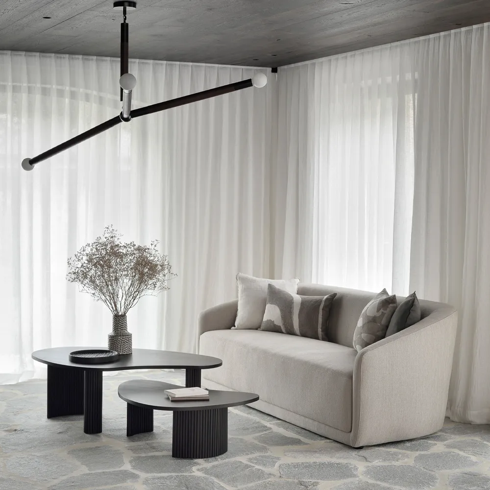 Boomerang salongbord, Mahogny dark brown 125 x 75 cm Ethnicraft