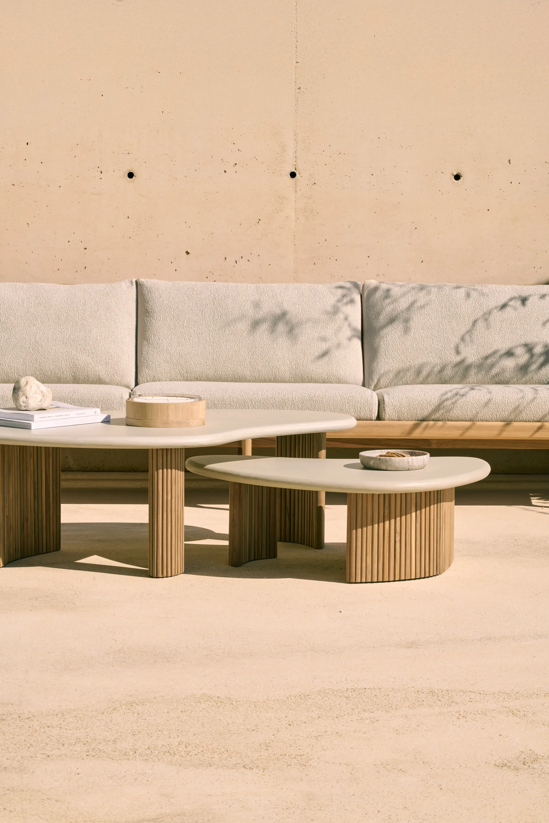 Boomerang salongbord, Teak, 90x61 cm Ethnicraft