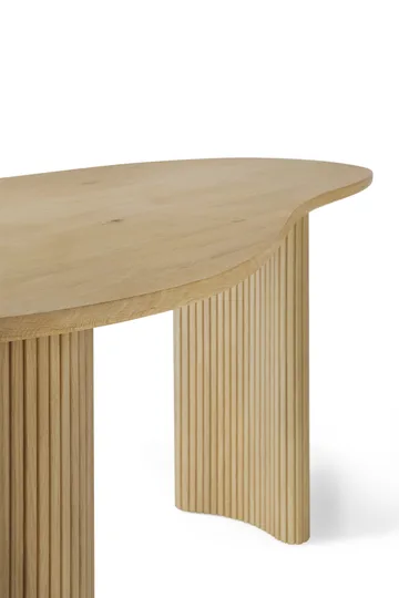 Boomerang skrivebord - Lakkert eik, 160x83x76 cm - Ethnicraft