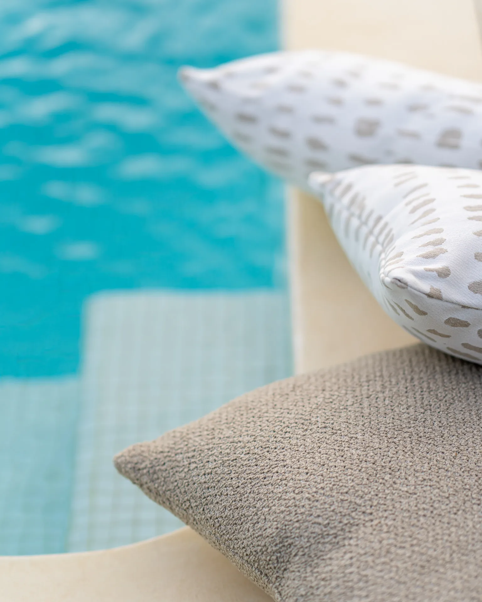 Boucle outdoor pute 40 X 60 CM, Lumbar (beige) Ethnicraft