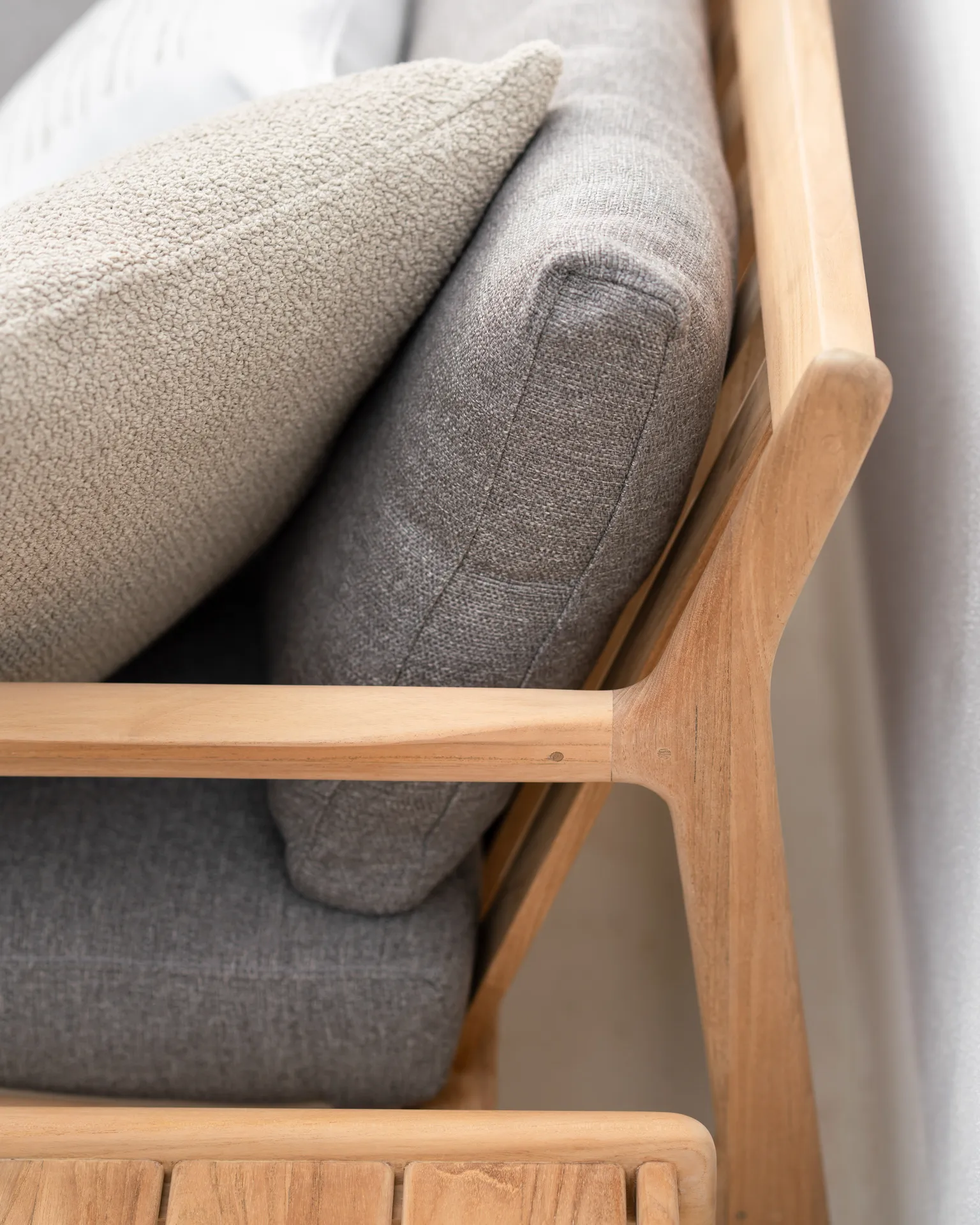 Boucle outdoor pute 50 x 50 cm, Oat Ethnicraft