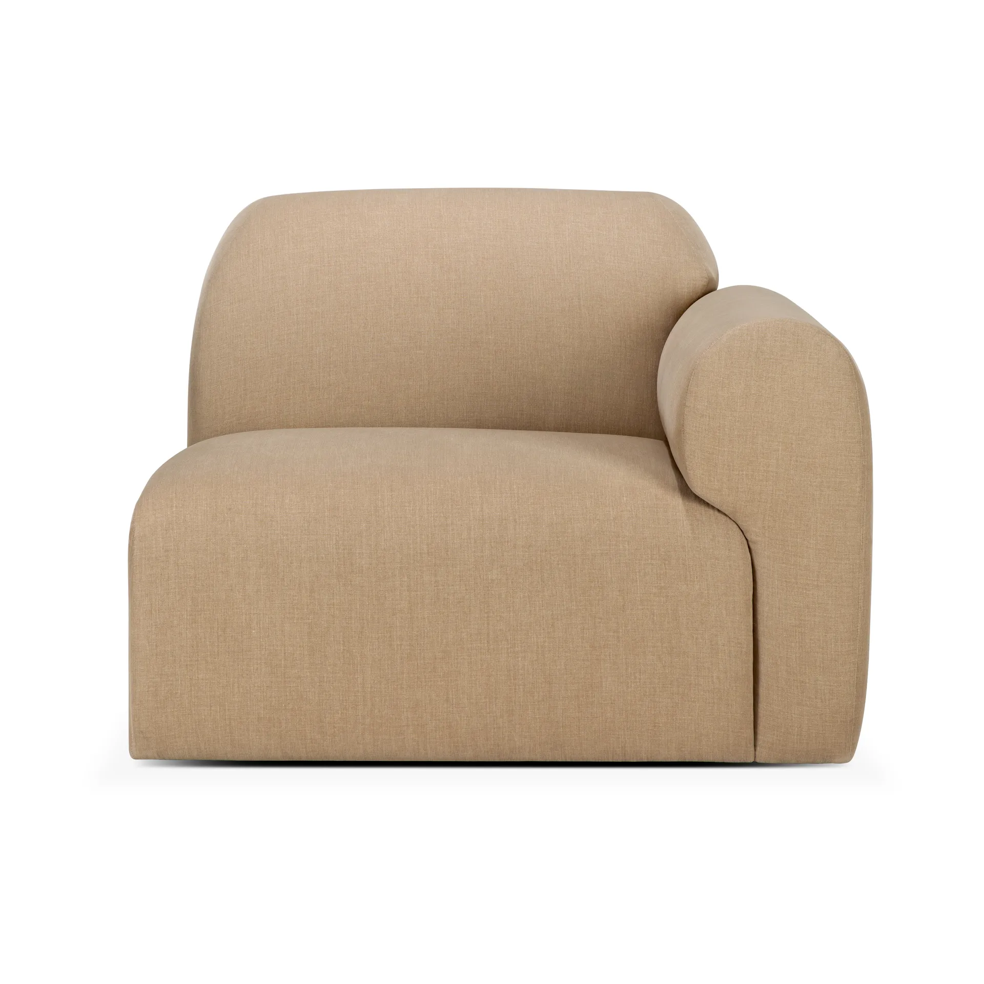 Bulky modulsofa avslut armlene venstre, Light sepia Ethnicraft