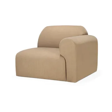 Bulky modulsofa avslut armlene venstre - Light sepia - Ethnicraft