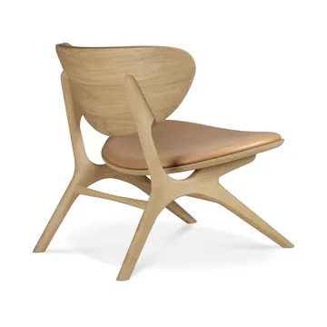 Eye loungestol - Lakkert eik-lær Sienna - Ethnicraft