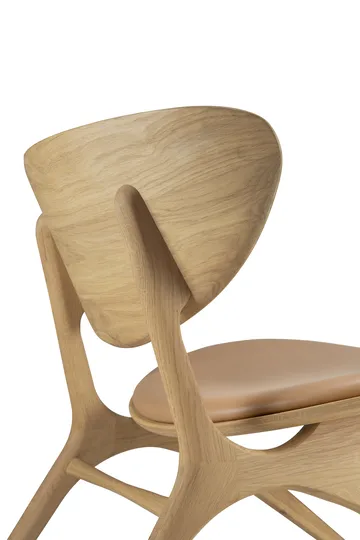 Eye loungestol - Lakkert eik-lær Sienna - Ethnicraft