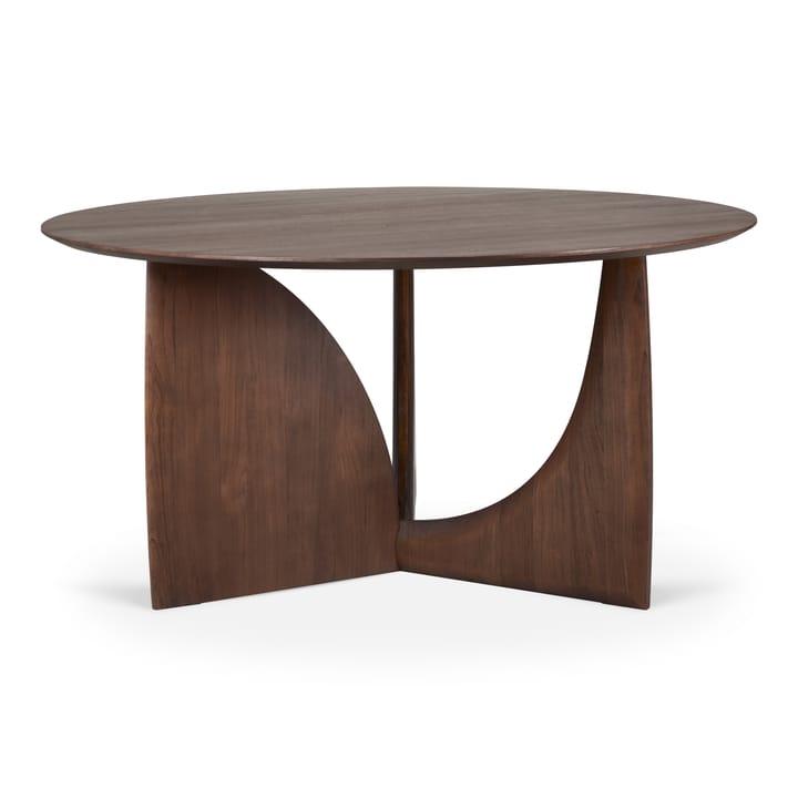 Geometric spisebord - Mørkbeiset teak 150 cm - Ethnicraft