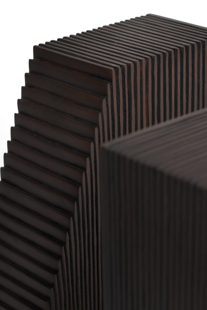 Grooves bokstøtte 2-pakning, Mahogny dark brown Ethnicraft