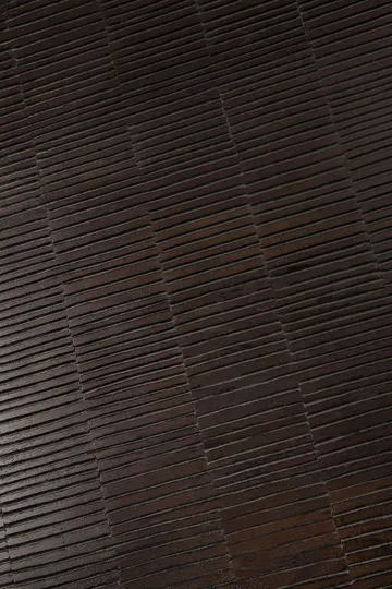 Grooves sofabord - Off black teak, 170x120 cm - Ethnicraft