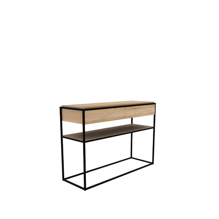 Monolit konsollbord 122 x 40 cm, Oak-Black Ethnicraft