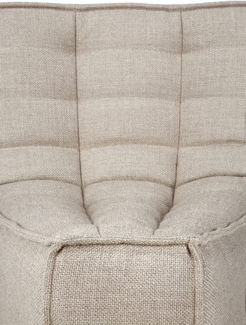 N701 hjørnemodul avrundet 45° - Stoff Ecru beige - Ethnicraft