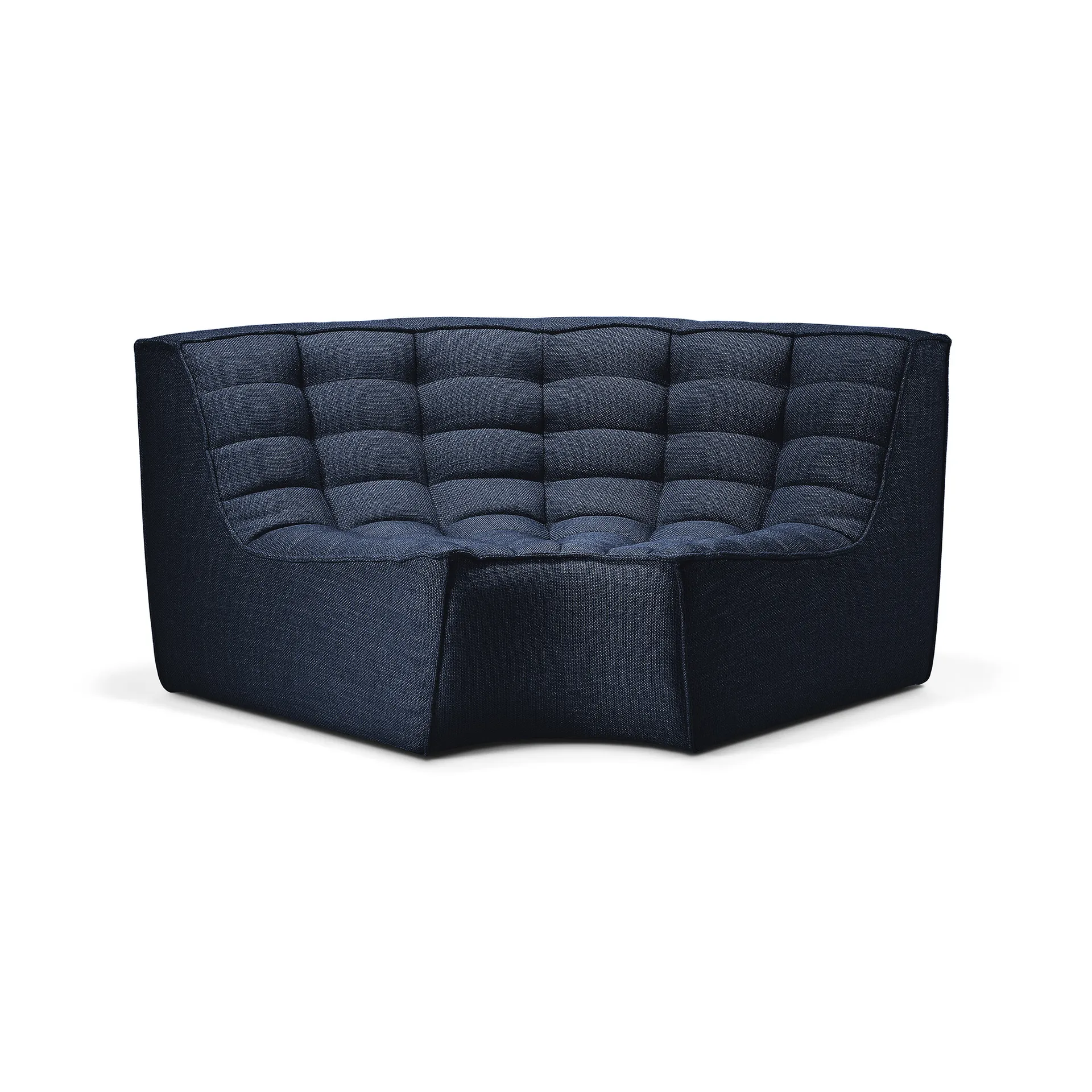 N701 hjørnemodul avrundet 90°, Graphite (blågrå) Ethnicraft