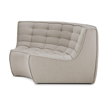 N701 hjørnemodul avrundet 90° - Stoff Ecru beige - Ethnicraft