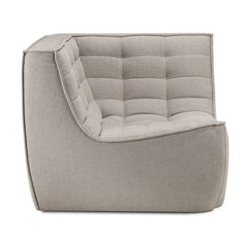N701 hjørnemodul rett - Stoff Ecru beige - Ethnicraft