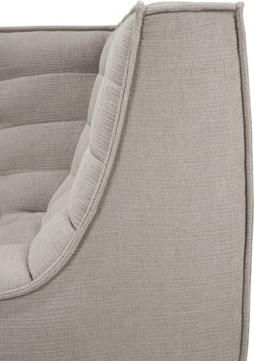 N701 hjørnemodul rett - Stoff Ecru beige - Ethnicraft