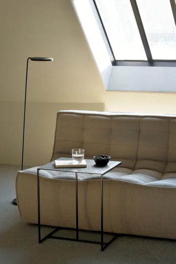 N701 modulhjørnesofa med rett hjørne, stoff Beige, 301x231 cm - Ethnicraft