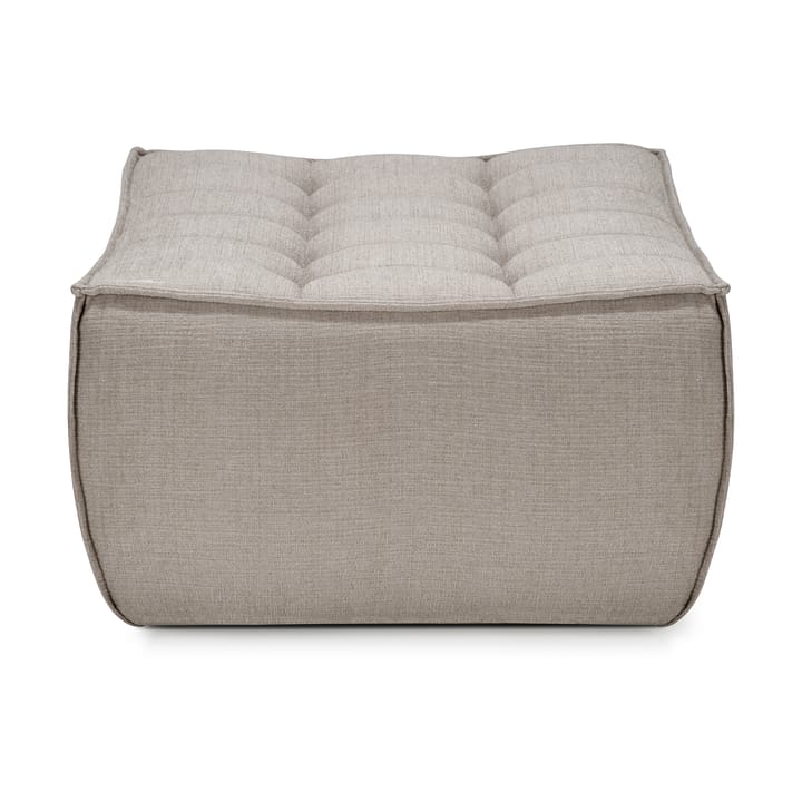 N701 puff 70 x 70 cm, Stoff Ecru beige Ethnicraft