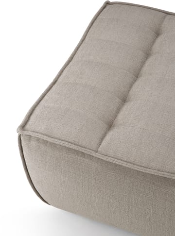 N701 puff 70 x 70 cm - Stoff Ecru beige - Ethnicraft