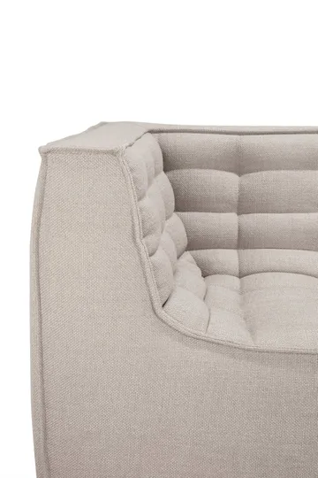 N701 sofa 2-seter - Beige, med armlener - Ethnicraft