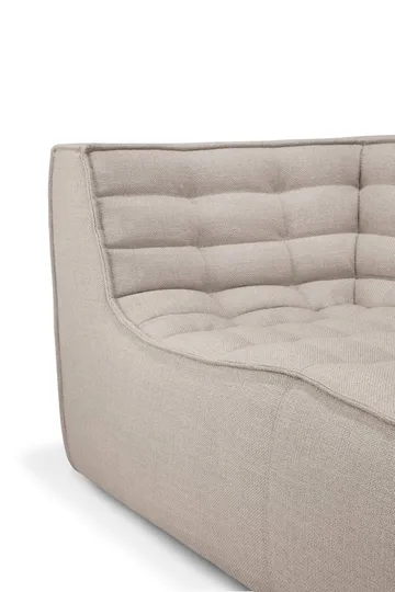 N701 sofa 2-seter - Beige, med armlener - Ethnicraft