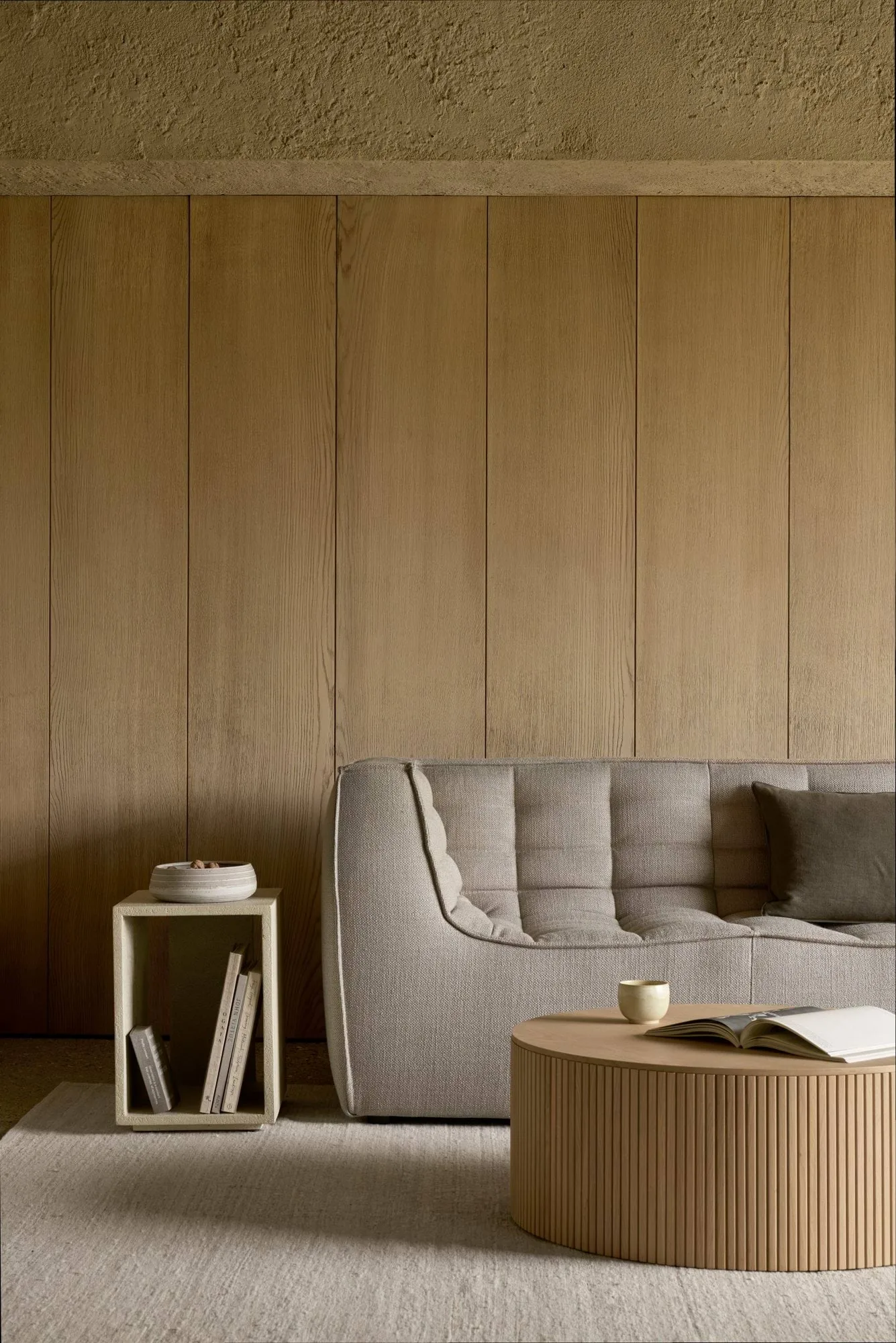 N701 sofa 2-seter, Beige, med armlener Ethnicraft