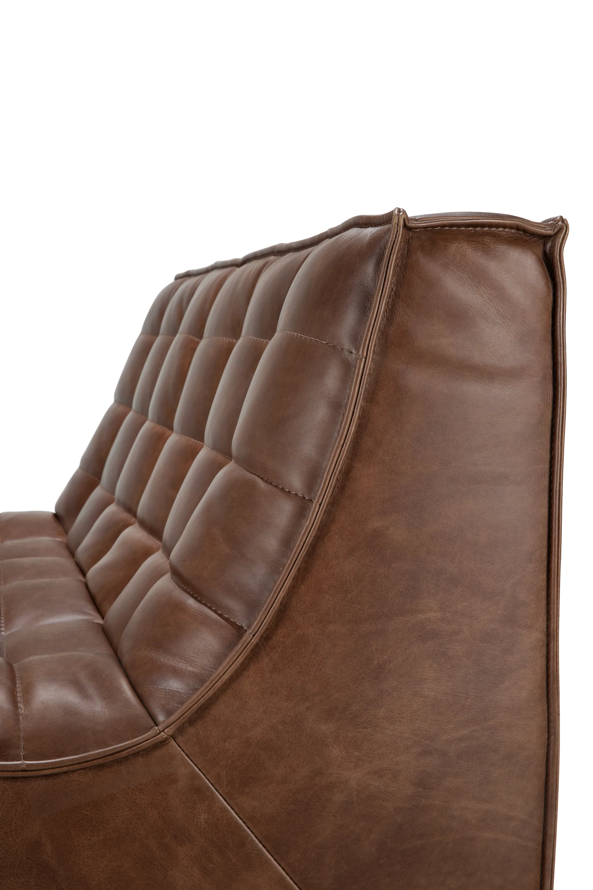 N701 sofa 2-seter, Lær Chestnut Ethnicraft