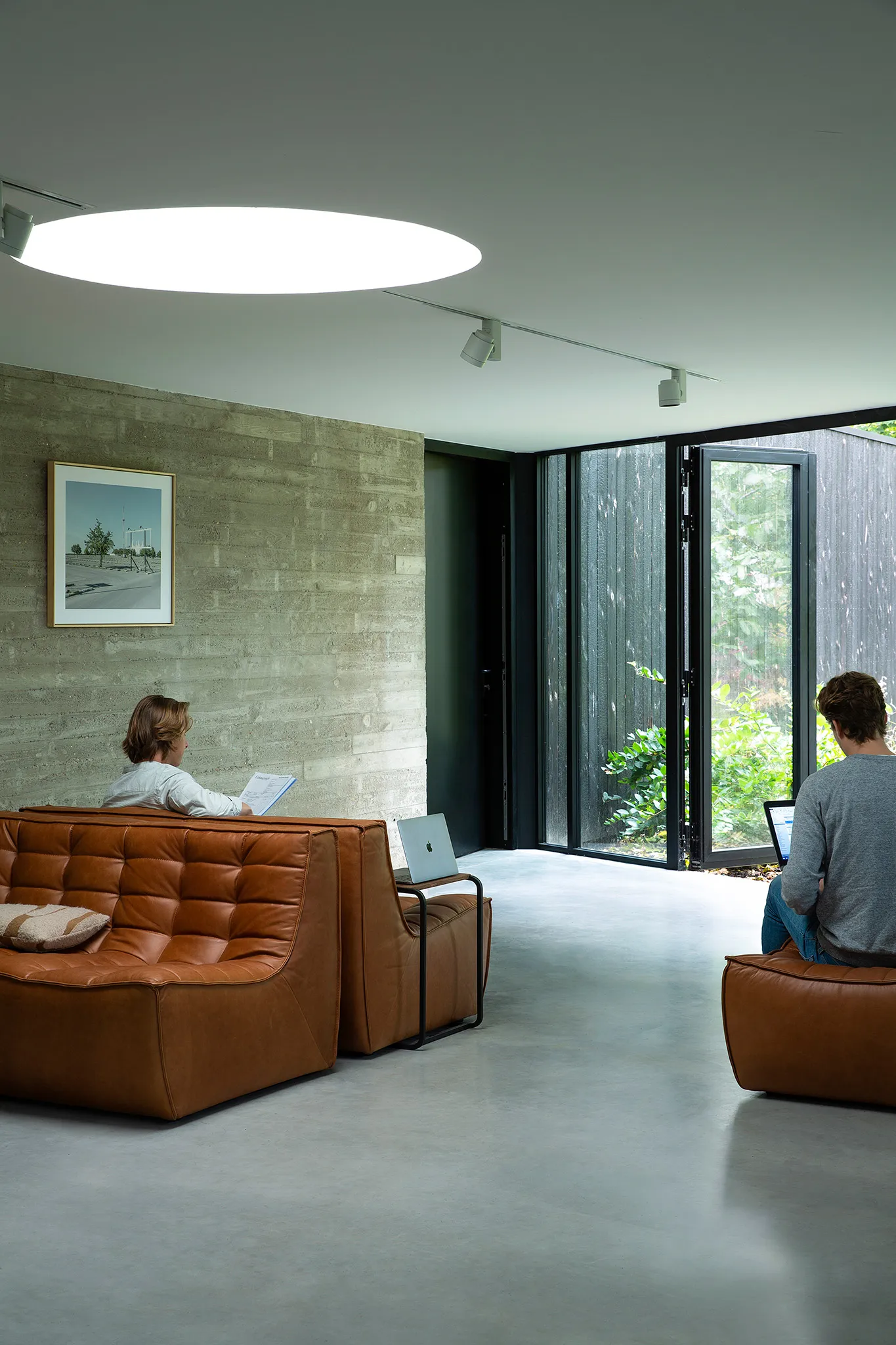 N701 sofa 2-seter, Skinn Old Saddle brown Ethnicraft