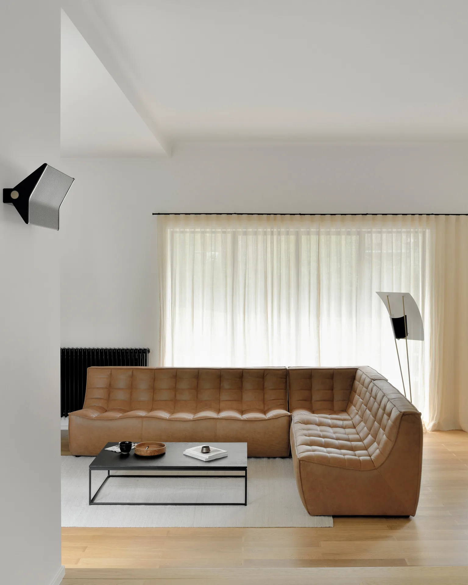 N701 sofa 2-seter, Skinn Old Saddle brown Ethnicraft