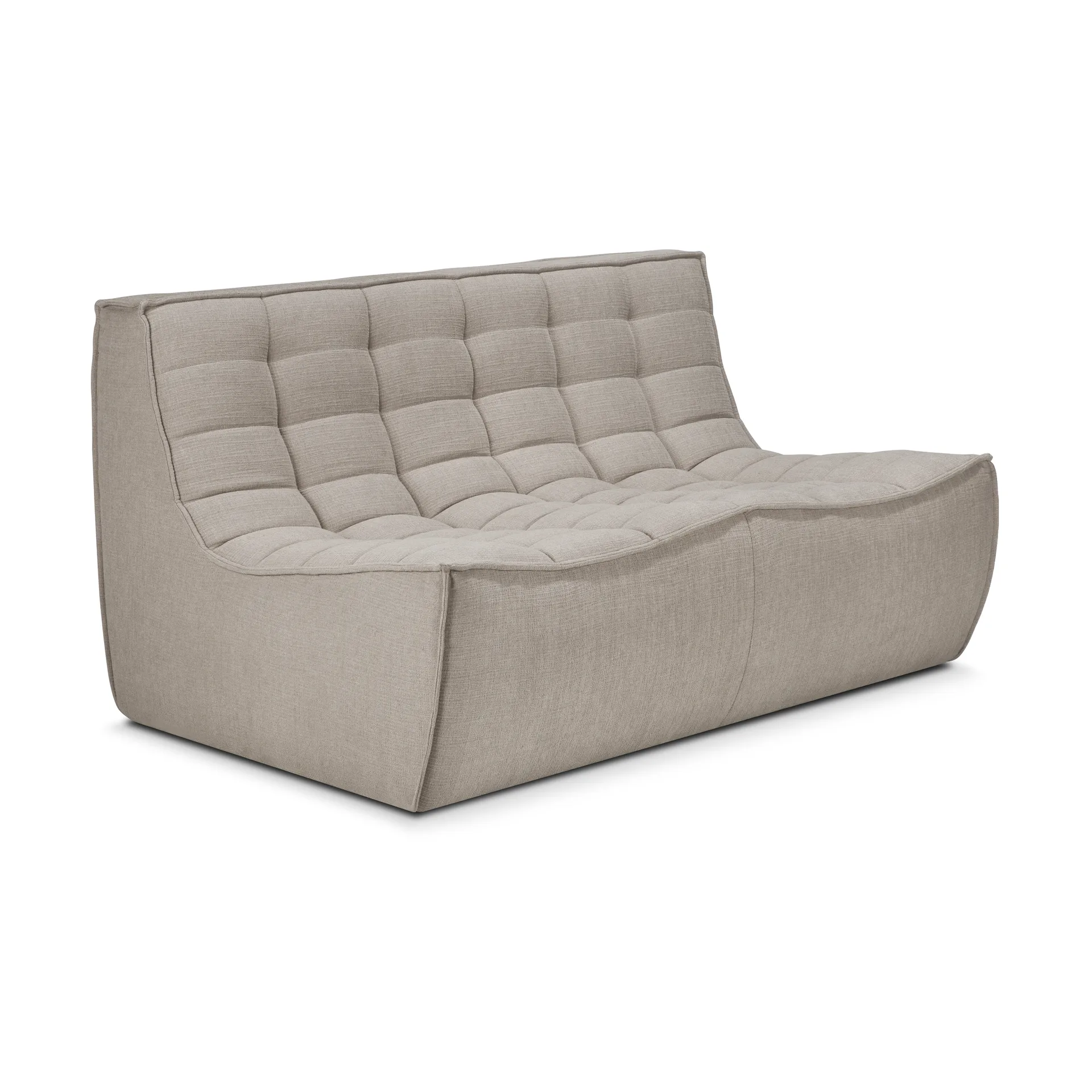 N701 sofa 2-seter, Stoff Ecru beige Ethnicraft