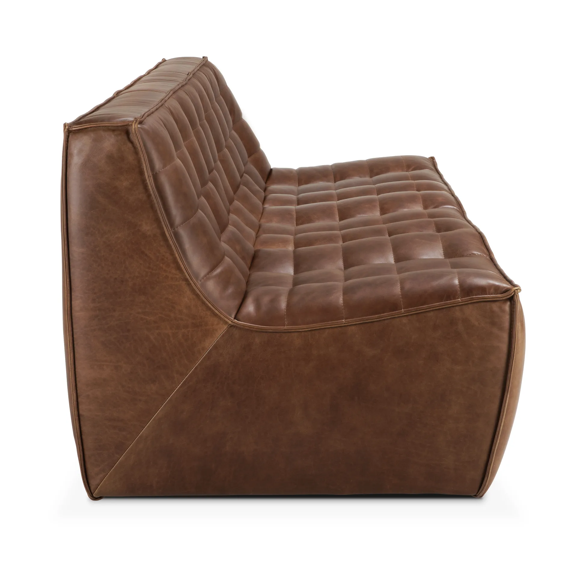 N701 sofa 3-seter, Lær Chestnut Ethnicraft