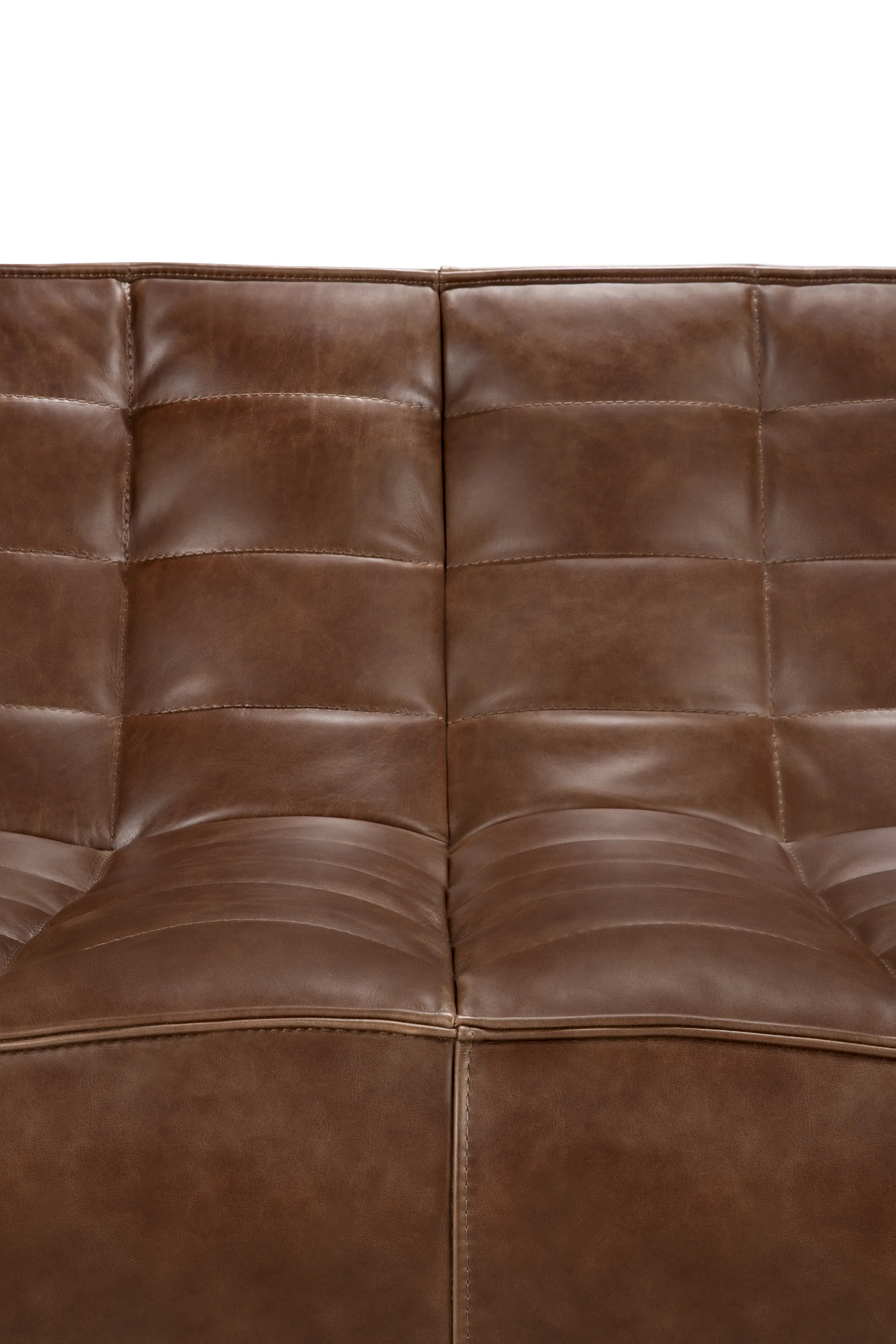 N701 sofa 3-seter, Lær Chestnut Ethnicraft
