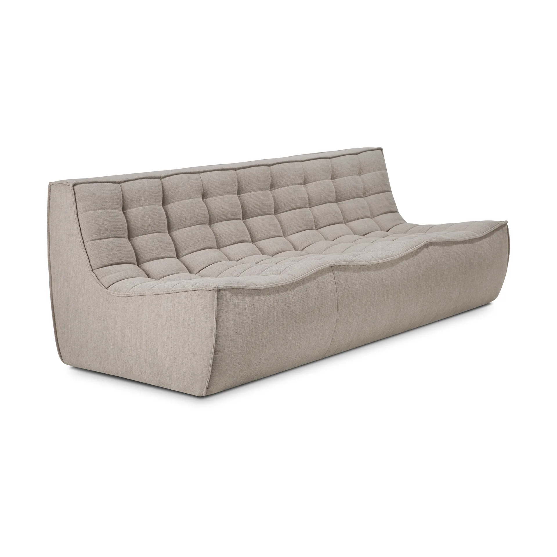 N701 sofa 3-seter, Stoff Ecru beige Ethnicraft