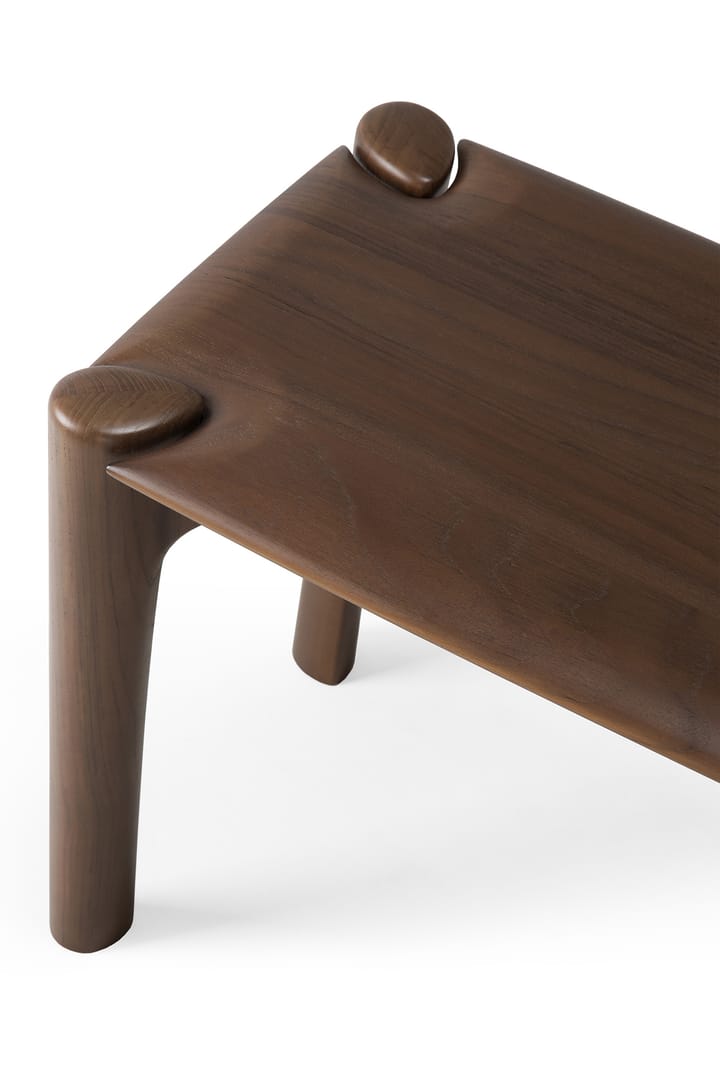 PI benk 126 x 35 cm, Lakkert teak Ethnicraft