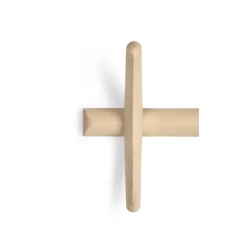 PI knaggrekke vegg - Lakkert platan, 70x21 cm - Ethnicraft