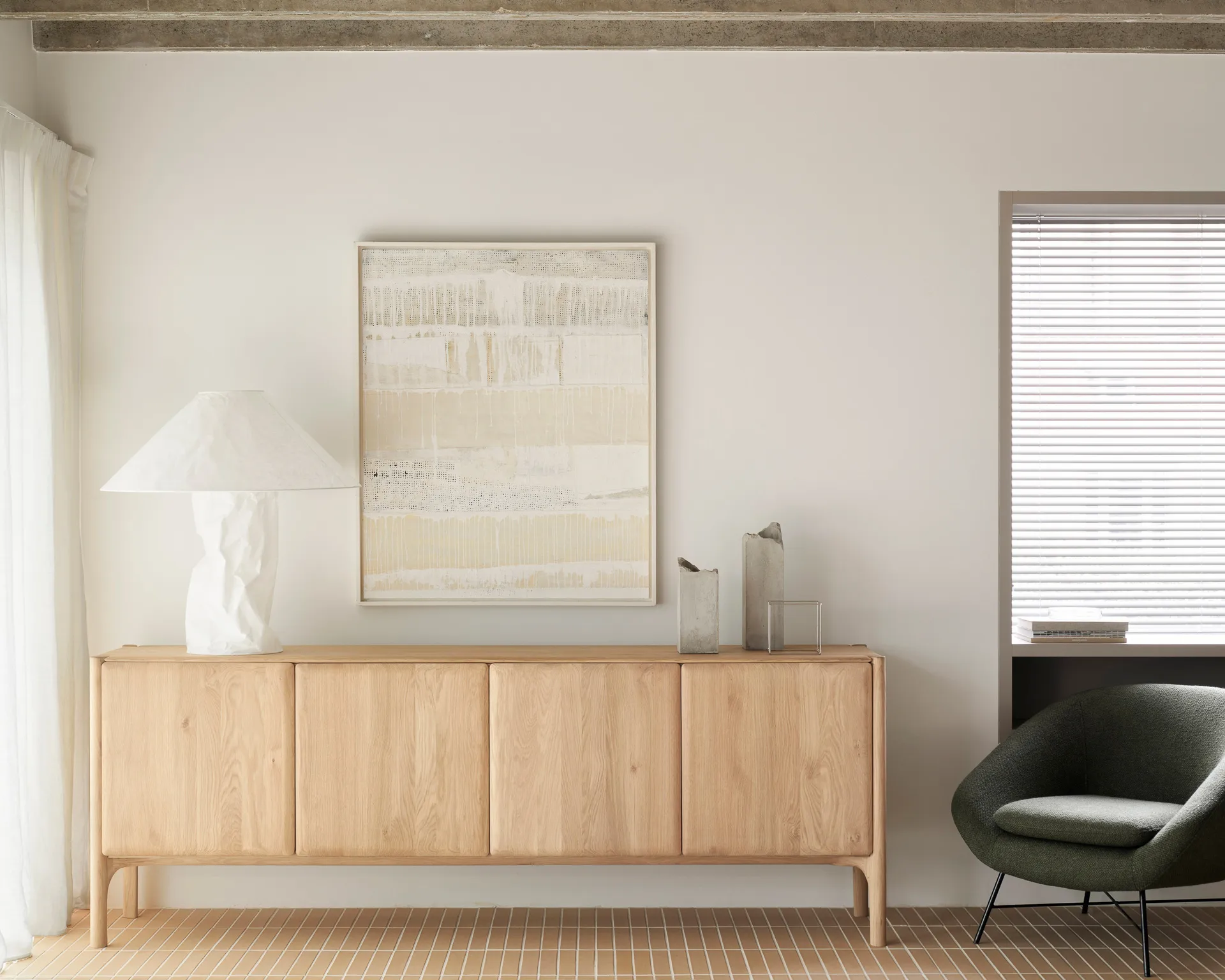 PI Sideboard, Eik, 4 dører Ethnicraft