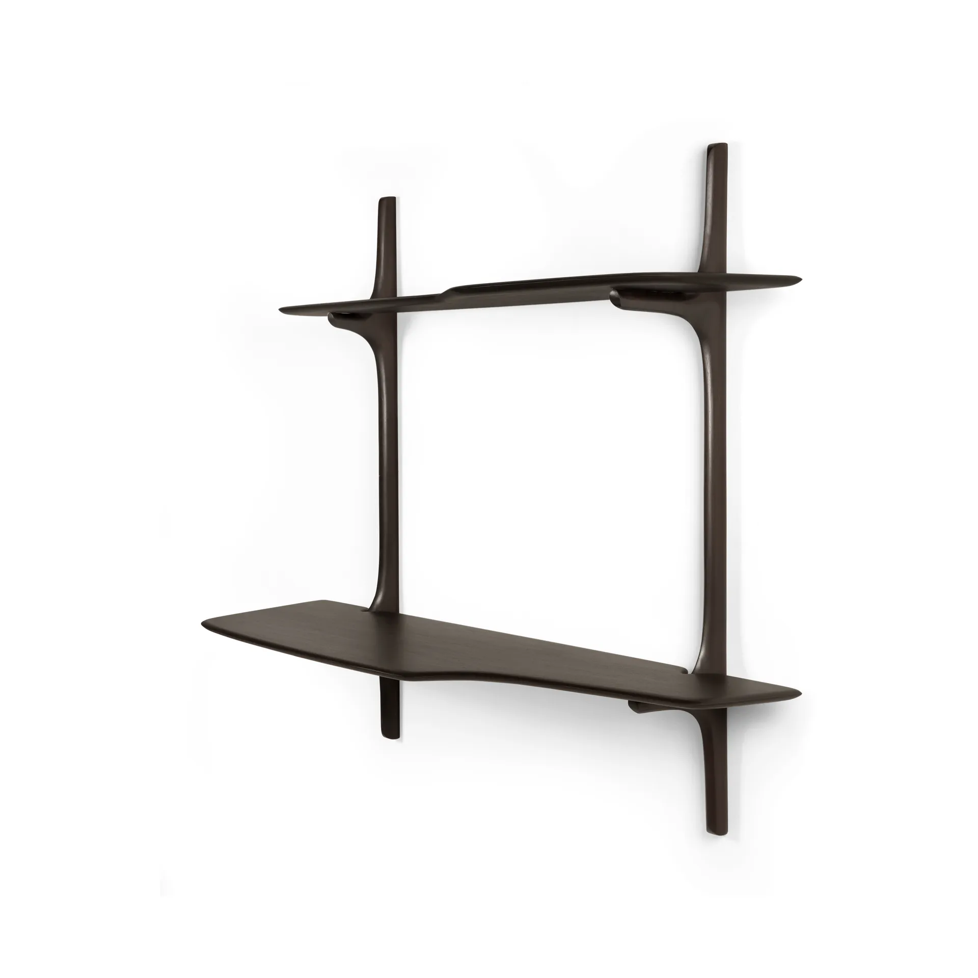 PI veggmontert skrivebord, Dark brown mahogny, 140x48 cm Ethnicraft