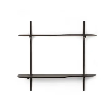 PI veggmontert skrivebord - Dark brown mahogny, 140x48 cm - Ethnicraft